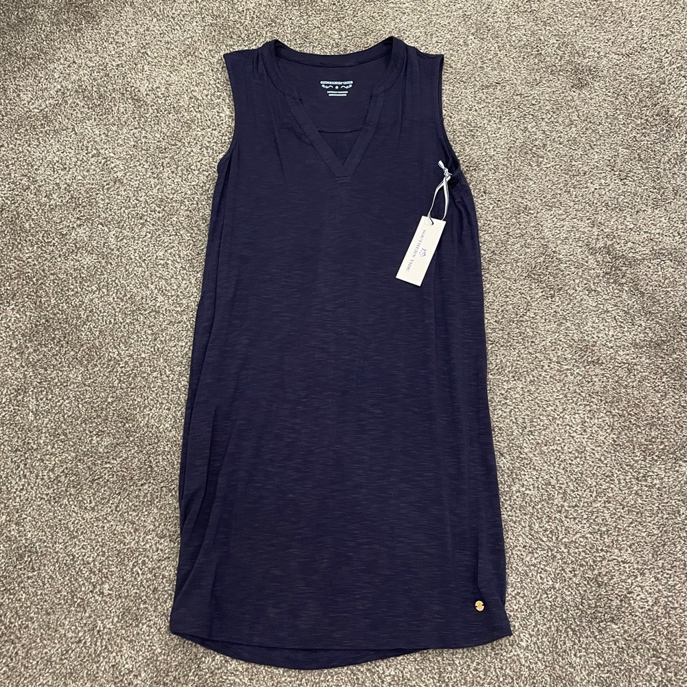 Southern Tide Nautical Navy Swing Dress